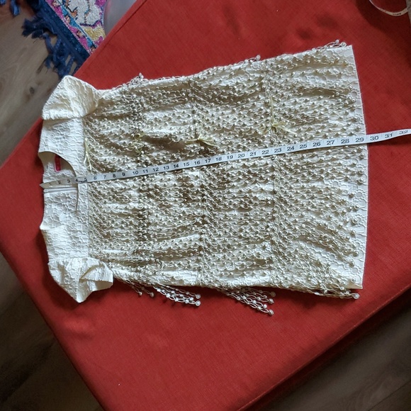 EUC Manoush Micro Mini Dress with Fringe - Picture 7 of 14